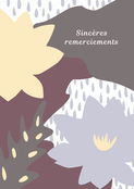 Fleurs apaisantes pour un doux remerciement